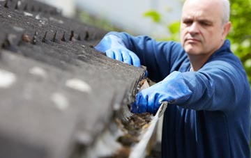 cleaning and inspecting Pentre Dolau Honddu roofs